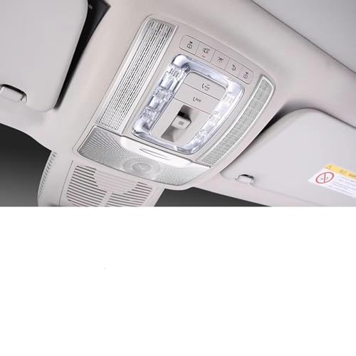 Auto-Leselicht-Abdeckrahmen für Mercedes Benz GLS-Klasse X167 GLS400 GLS450 GLS580 ab 2020, Auto-Innen-Dach-Leselicht-Panel-Rahmenabdeckung, Zierleiste, Dekoration, A von FENVY