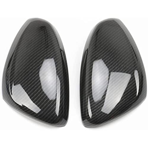 Auto Spiegelgehäuse,für Peugeot 208 2008 2014-2018,Auto Links Rechts Seite Rück Spiegel Abdeckung schmücken Innere Zubehör,D-Carbon Fiber von FENVY