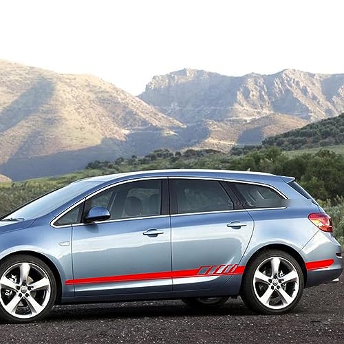 FENVY Auto Seitenstreifen Seitenaufkleber Aufkleber Grafiken,für Opel OPC Astra J H G K Insignia Corsa D B E Mokka Vectra B,Autotür Seitenschweller Aufkleber Body Decor Styling Decals,B-Red FENVY Auto Seitenstreifen Seitenaufkleber Aufkleber Grafiken,für Opel OPC Astra J H G K Insignia Corsa D B E Mokka Vectra B,Autotür Seitenschweller Aufkleber Body Decor Styling Decals,B-Red von FENVY