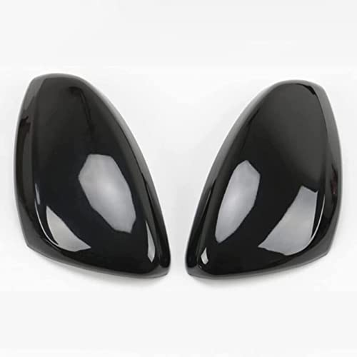 FENVY Auto Spiegelgehäuse,für Peugeot 208 2008 2014-2018,Auto Links Rechts Seite Rück Spiegel Abdeckung schmücken Innere Zubehör,A-Black von FENVY