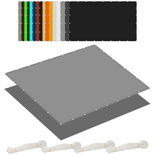 Sonnensegel 40 x 550 cm Rechteckig Wasserdicht 98% UV Schutz Sunprotect Professional mit Ösen Ohne Bohren mit Seil für Terrasse Garten, Hellgrau Sonnensegel 40 x 550 cm Rechteckig Wasserdicht 98% UV Schutz Sunprotect Professional mit Ösen Ohne Bohren mit Seil für Terrasse Garten, Hellgrau von FENYIGE