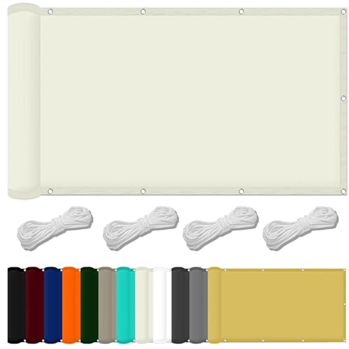 Sonnensegel Wasserdicht 4.5 x 8 m Wasserdicht Quadratisch Sonnensegel Quadrat Uv-Schutz-Polyestergewebe mit Seil Sonnenschutz Markise für Balkon Terrasse Und Garten, Elfenbein Sonnensegel Wasserdicht 4.5 x 8 m Wasserdicht Quadratisch Sonnensegel Quadrat Uv-Schutz-Polyestergewebe mit Seil Sonnenschutz Markise für Balkon Terrasse Und Garten, Elfenbein von FENYIGE