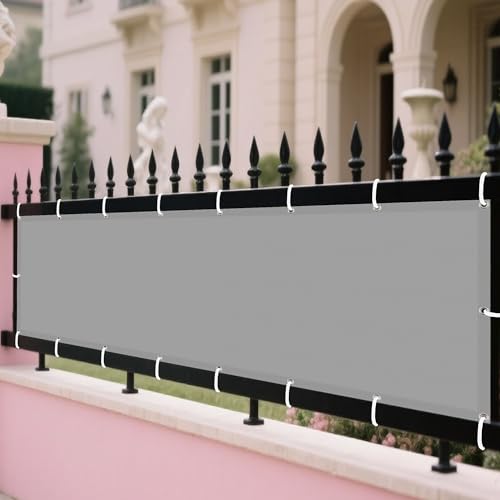 Sonnensegel mit Ösen Wasserdicht 200 x 340 cm Rechteckig Wasserdicht 98% UV Schutz Sonnendach UV Schutz Vielen Größen mit Spannseilen für Patio Hinterhof Rasengarten, Hellgrau Sonnensegel mit Ösen Wasserdicht 200 x 340 cm Rechteckig Wasserdicht 98% UV Schutz Sonnendach UV Schutz Vielen Größen mit Spannseilen für Patio Hinterhof Rasengarten, Hellgrau von FENYIGE