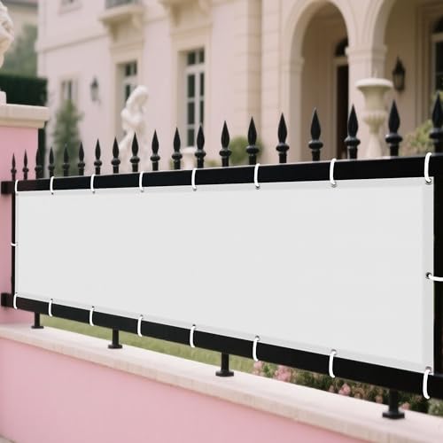 Sonnensegel mit Ösen Wasserdicht 220 x 350 cm Rechteckig Wasserdicht 98% UV Schutz Sonnendach UV Schutz Vielen Größen mit Spannseilen für Patio Hinterhof Rasengarten, Weiß Sonnensegel mit Ösen Wasserdicht 220 x 350 cm Rechteckig Wasserdicht 98% UV Schutz Sonnendach UV Schutz Vielen Größen mit Spannseilen für Patio Hinterhof Rasengarten, Weiß von FENYIGE