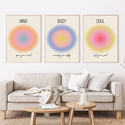FEOFTIE Mind Body Soul Wandkunst Aura Poster Y2k Poster Trendy Wall Decor Aura Wall Art Affirmation Poster Engel Number Wandkunst Schlafzimmer Ästhetische spirituelle Poster Y2k 40x61 cmx3 ungerahmt FEOFTIE Mind Body Soul Wandkunst Aura Poster Y2k Poster Trendy Wall Decor Aura Wall Art Affirmation Poster Engel Number Wandkunst Schlafzimmer Ästhetische spirituelle Poster Y2k 40x61 cmx3 ungerahmt von FEOFTIE