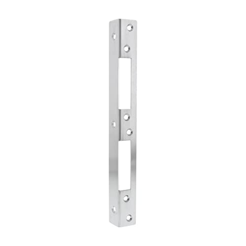 FEPS Lock Winkelschließblech FE-RS003 Edelstahl gebürstet für Tür Türrahmen Schließblech 25,00 x 2,50 x 2,50 cm von FEPS