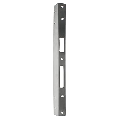FEPS Lock Winkelschließblech für Reparatur Stahlzarge 330x25x36cm Reparatur-Schließblech Edelstahl gebürstet für DIN rechte Türen von FEPS