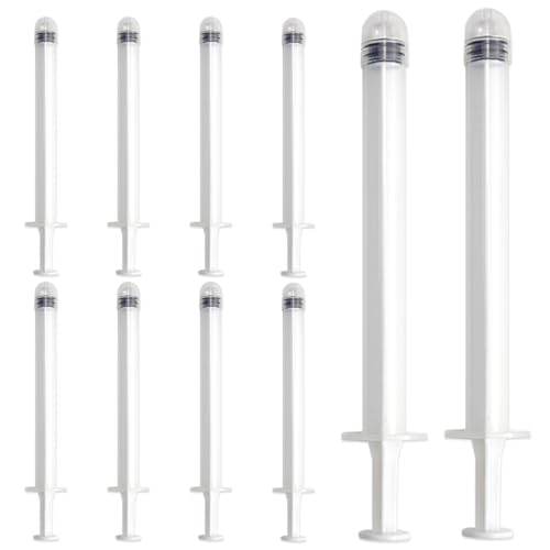 FERCAISH 10 Stücke Einweg Vaginial Applikator Anal Gleitgel Spritzen Vaginal Shooter Launcher Medikament Booster Vaginal private Gleitmittel Spritze für Schmiermittel Kapseln Tabletten von FERCAISH