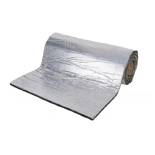 Isoliermatte 2000*500mm 5/10mm Auto Schalldichte Matte Proofing Deadener Wärme Noise Isolierung Trittschalldämmung Matte Motor-Wärmedämmpad(400x250x10mm) von FERFXN