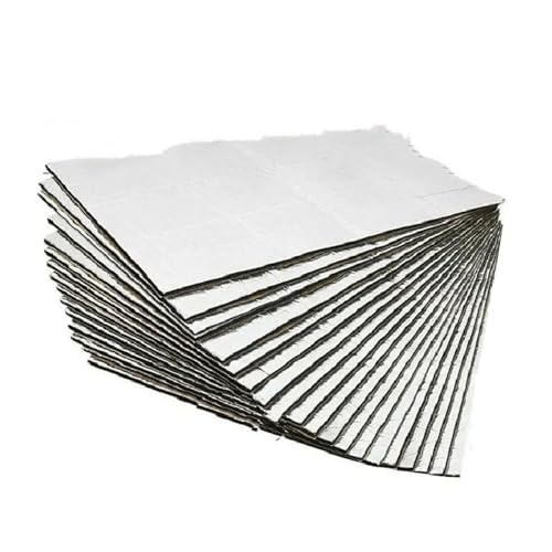 Isoliermatte 5/10mm Auto Schallschutz Wärmedämmung Matte Auto Haube Lärm Trittschalldämmung Pad Motor-Wärmedämmpad(5mm 20PCS) von FERFXN