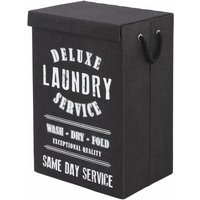 Schwarzer Wäschekorb Feridras 619006 Schwarz von FERIDRAS