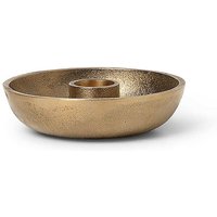 Gebraucht] Ferm Living Bowl Kerzenhalter Kerzenständer Kerzen Halter Ständer Single Messing B-Ware von FERM LIVING