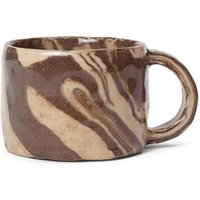Gebraucht] Ferm Living Ryu Mug Becher Tasse Sandbraun Steingut 200ml Handgefertigt Unikat B-Ware von FERM LIVING