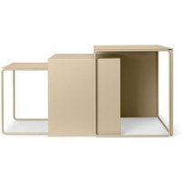 [NEUWERTIG] Ferm Living Cluster Tables 3er Set Tisch Couchtisch Beistelltisch Cashmere B-Ware von FERM LIVING