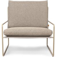 Neuwertig] Ferm Living Desert Dolce Outdoor Sessel Cashmere/Dark Sand Gartensessel B-Ware von FERM LIVING