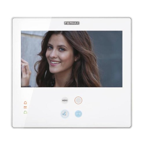 Fermax F06575 Smile Farb-Monitor 7'' Touch Weiss, 6575 von FERMAX