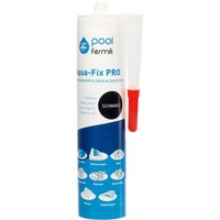Fermit MS-Polymer Kartusche Aqua Fix Pro 280ml schwarz für Pools, Spas, Whirlpools von FERMIT
