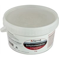 Schamottemörtel 3 kg im Eimer Feuerfester Reparaturmörtel für Kaminen, Öfen und Grillplätze - Fermit von FERMIT