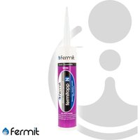 Fermit - Fugendichtstoff opp n Silicone-Basis, 310 ml Kartusche, weiß 16001 von FERMIT