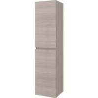 Ferramenta1.com - Hängende Badezimmersäule Raucheiche mit zwei Türen von FERRAMENTA1.COM
