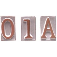 Ferramenta1.com - Hausnummer 1 aus Terrakotta 5x9 Ferramenta1.com - Hausnummer 1 aus Terrakotta 5x9 von FERRAMENTA1.COM