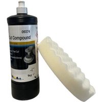 3M 9374 PASTA ABRASIVA UNIVERSALE + 3M 5737 SPUGNA ONDULATA BIANCA DIAMETRO 203 mm von FERRARI COLOR