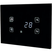 Digitaler Thermoregler Glasschirm glh 110 Glas schwarz von FERRARI SRL