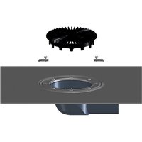 Ferrari Srl - Balkon- und Terrassenablauf DN75 horizontal mit Bitumenummantelung Ferrari Srl - Balkon- und Terrassenablauf DN75 horizontal mit Bitumenummantelung von FERRARI SRL