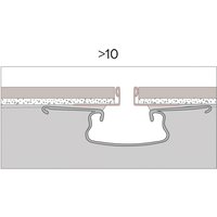 Ferrari Srl - Keramisches Schlitzbodenprofil 10 mm dick für 8 mm Fliese L2500 mm Ferrari Srl - Keramisches Schlitzbodenprofil 10 mm dick für 8 mm Fliese L2500 mm von FERRARI SRL
