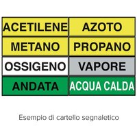 Klebeschild 290X30cm Methan von FERRARI SRL