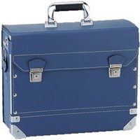 Klempnertaschen blaue Ledertasche mod. venere von FERRARI SRL