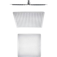 Niedriger quadratischer Duschkopf aus Edelstahl 150x150mm - Idrhaus Niedriger quadratischer Duschkopf aus Edelstahl 150x150mm - Idrhaus von FERRARI SRL