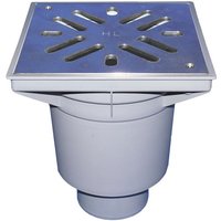 Perfekt' senkrechter Ablauf DN110, Kunststoff-Gitterrosthalter 244x244mm, Edelstahl-Gitterrost 226x226mm, Schmutzfänger, Geruchs Perfekt' senkrechter Ablauf DN110, Kunststoff-Gitterrosthalter 244x244mm, Edelstahl-Gitterrost 226x226mm, Schmutzfänger, Geruchs von FERRARI SRL