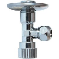 WC-Spülkastenhahn mit Drehgelenk und ausziehbarem Außengewinde - Anschluss 1/2' x 10 mm von FERRARI SRL
