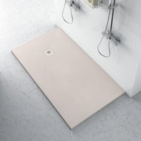 Zero mineral plane Duschwanne 800x1000 Seil in mineral plane mit passendem Gitterrost von FERRARI SRL