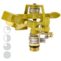 Ferrestock - FSKASP002 Regner de pulsierende Bewässerung mit 4 Modi de Bewässerung, aus Metall, Außengewindebuchse de 1/2' und Abstand de bis zu 14m von FERRESTOCK