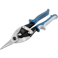 Ferrestock - FSKTC002 Furnierschere de gerader Schnitt de 250mm (10'), Legierung de Stahl, 50mm de gehärtete gezahnte Klinge, Verriegelung de von FERRESTOCK