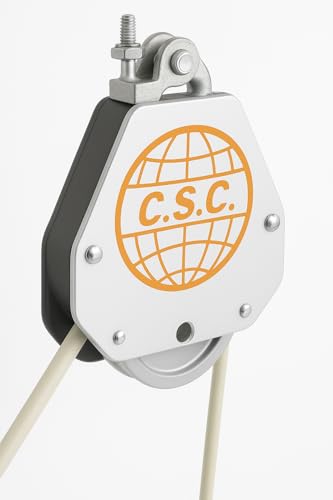 Umlenkrolle zum Heben, Made in Italy – Sicherheitsrolle geeignet für Baustellen – Seilrolle mit selbstsichernder Bremse zur Verwendung mit Seilen mit einem Durchmesser von 18 – 22 mm – Tragkraft 50 kg Umlenkrolle zum Heben, Made in Italy – Sicherheitsrolle geeignet für Baustellen – Seilrolle mit selbstsichernder Bremse zur Verwendung mit Seilen mit einem Durchmesser von 18 – 22 mm – Tragkraft 50 kg von FERRI GROUP