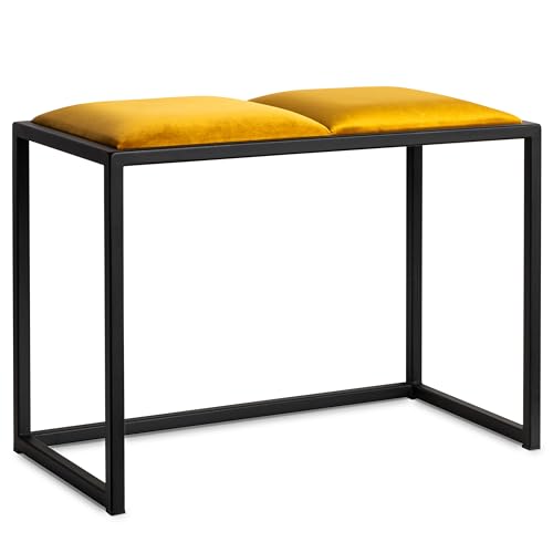 FERRO modern design Flur Sitzbank Polsterbank Elena 64,5 cm - Flurbank Sitz - Sitztruhe - Sitzbänke - Sitzbank Ohne Lehne - Handgefertigt von FERRO modern design