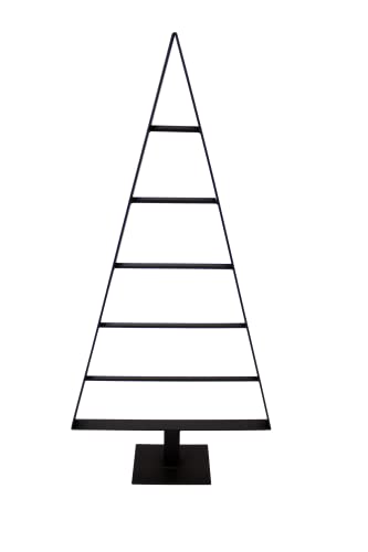 FERRO modern design Weihnachtsbaum Metall - 102cm Schwarz Deko Tannenbaum Metall – Langlebig, jahrelang - Handgefertigt Metallbaum Weihnachten Groß - Für Lofträume von FERRO modern design