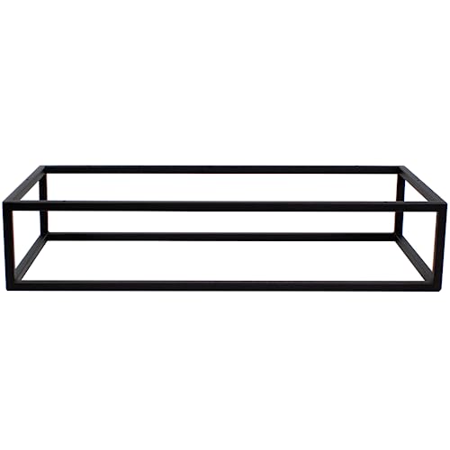 FERRO modern design Wandkonsole Schwarz für Waschtischplatte 95 x 45 x 19 cm - Waschtisch Halterung - Möbelkufen - Waschbecken Halterung - Waschtischkonsole Konsolenträger von FERRO modern design