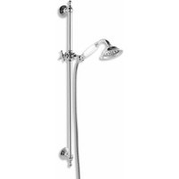 Novaservis Duschsets - Brausegarnitur Retro mit Stange, Handbrause, Brausenschlauch und Brausenhalter, Chrom KITRETRO,0 von FERRO