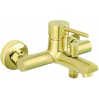 Ferro - Goldene Badewannenarmatur von Modell Fiesta - Wannenarmatur Badarmatur Wasserhahn für die Badewanne von FERRO
