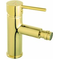 Goldene Einhebelmischer Bidetarmatur von Ferro Modell Fiesta - Badarmatur Bad Wasserhahn für das Bidet von FERRO