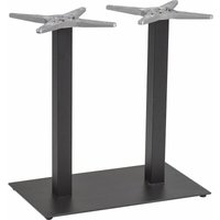 Ferrocom - Plattentischgestell Salzach-2-Bar Tischgestell Höhe 720 mm schwarz beschichtet von FERROCOM