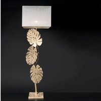 Ferroluce - gebraucht] Stehlampe Monstera Deliciosa Standleuchte Leuchte Lampe Blattgold B-Ware von FERROLUCE