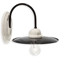 RETRO' B&W C001, Wandleuchte aus Keramik, Ferroluce von FERROLUCE