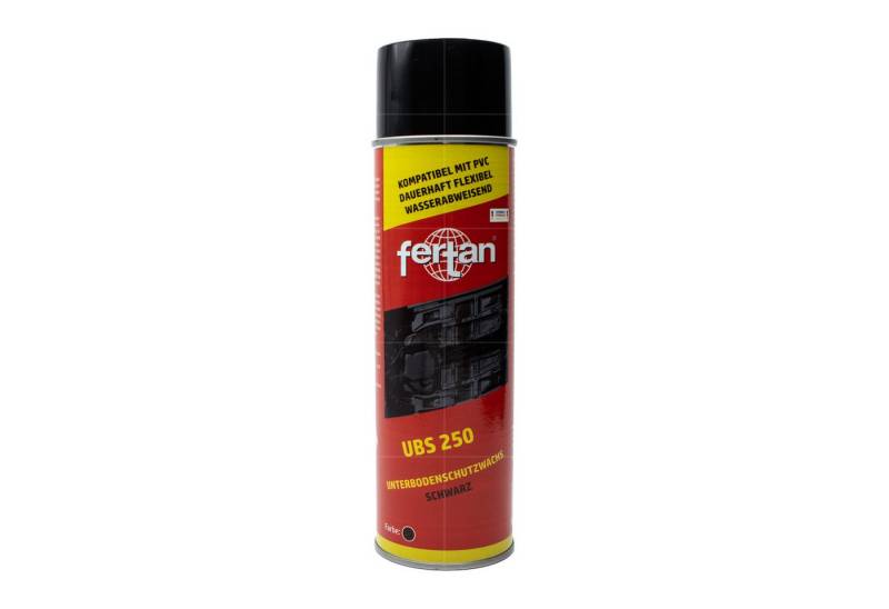 FERTAN Rostschutzgrundierung 30201 UBS 250 Unterbodenschutzwachs Spray - 0.5 Ltr (Schwarz) von FERTAN