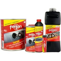 Fertan Tanksanierung Reiniger + Versiegelung Groß Tankreiniger + Rostkonverter + Tapox + Metal-Kit von FERTAN