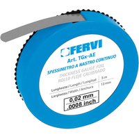 Dickenmessgerat fur Stahlband 0.20 mm Dicke 5 m Fervi tg020/ae von FERVI